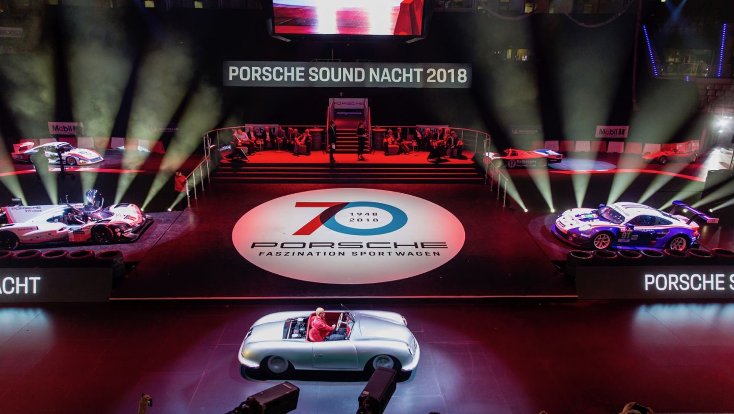 Восьмая ночь звуков Porsche Sound Nacht, Porsche Arena, 2018, Porsche AG