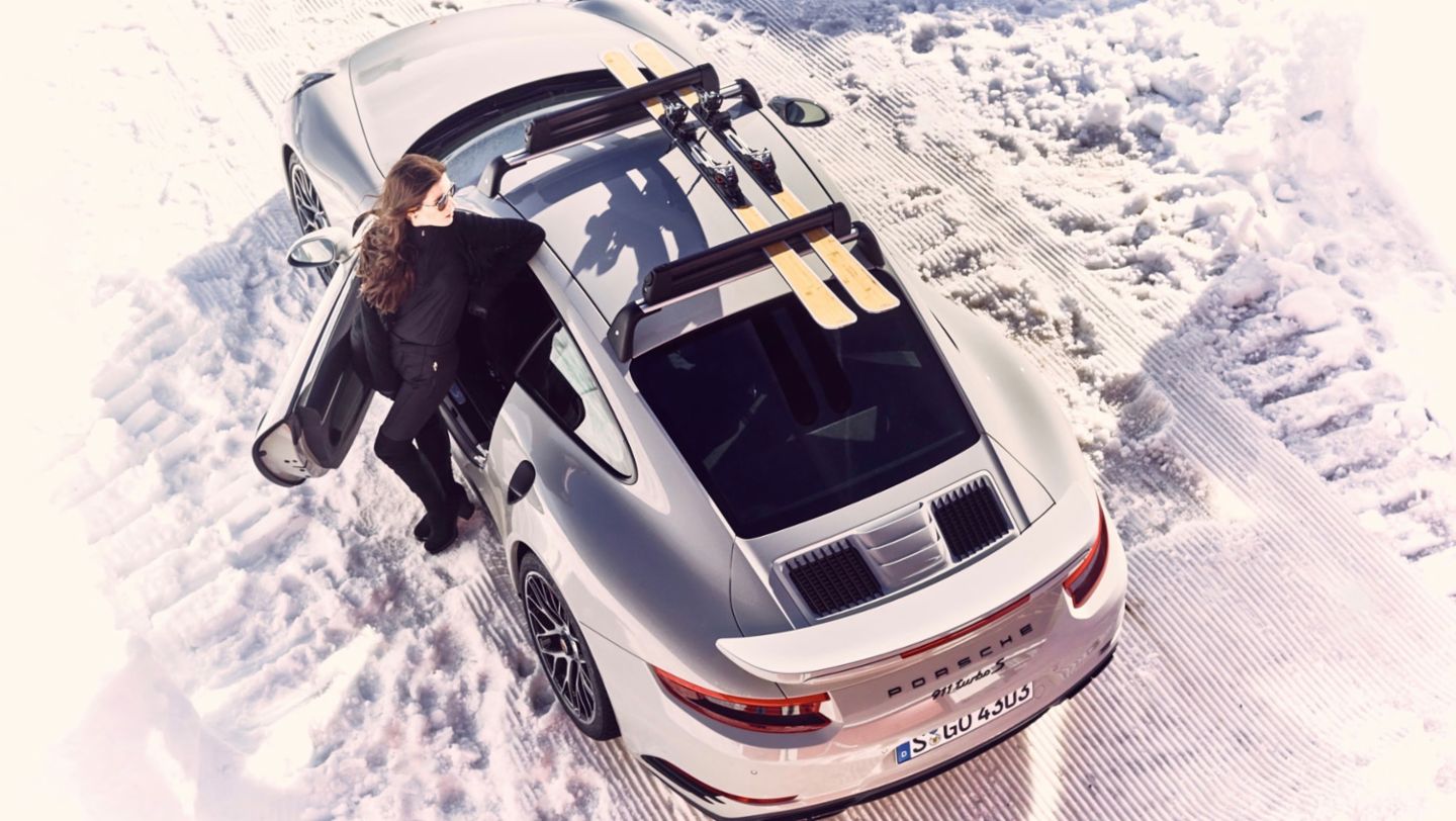 Giulia Carla Beskid, 911 Turbo S, Swiss Alps, 2018, Porsche AG