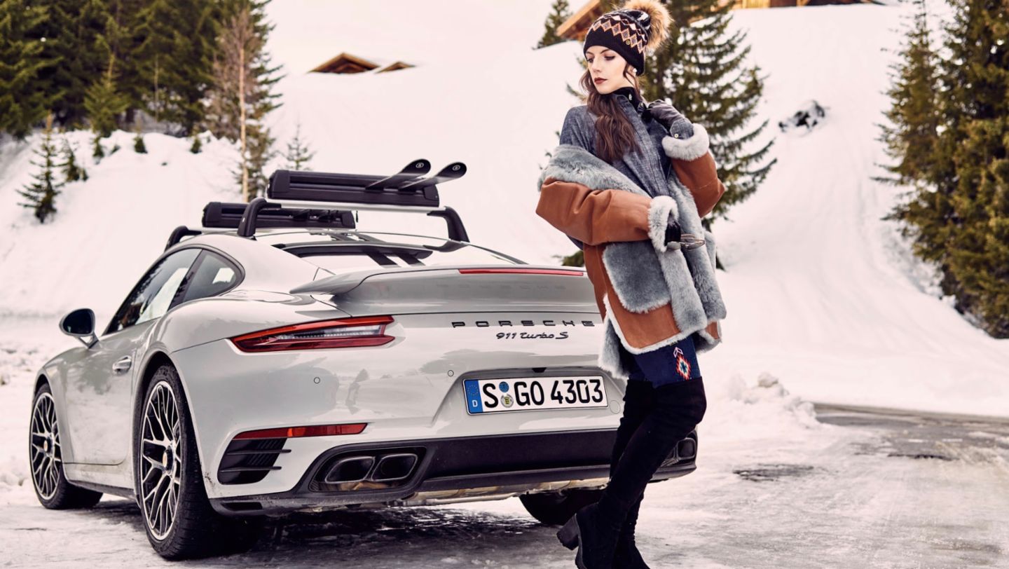 Giulia Carla Beskid, 911 Turbo S, Schweizer Alpen, 2018, Porsche AG