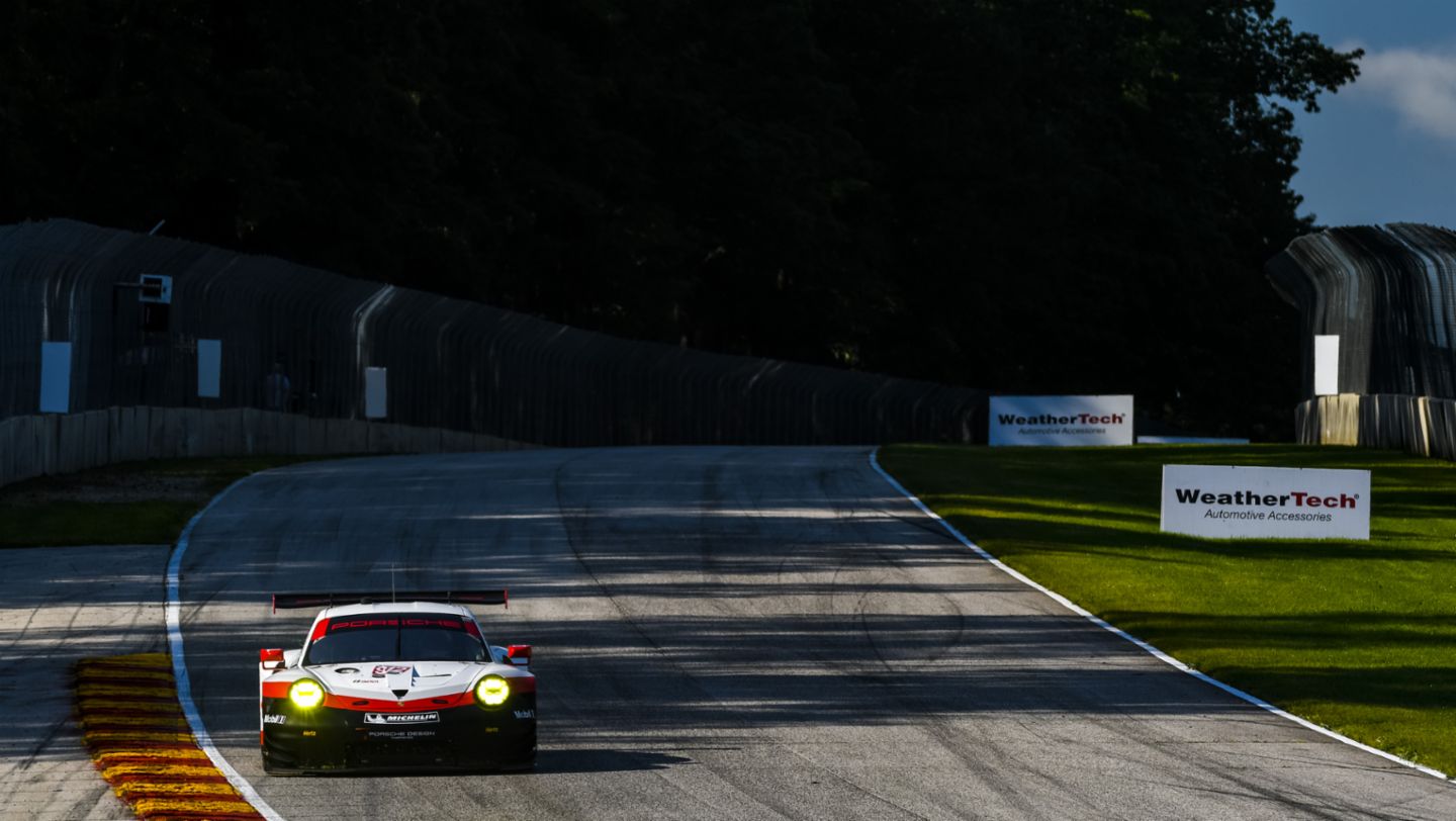 911 RSR, IMSA WeatherTech Sportscar Championship, Qualifying, Elkhart Lake, Road America, USA, 2017, Porsche AG