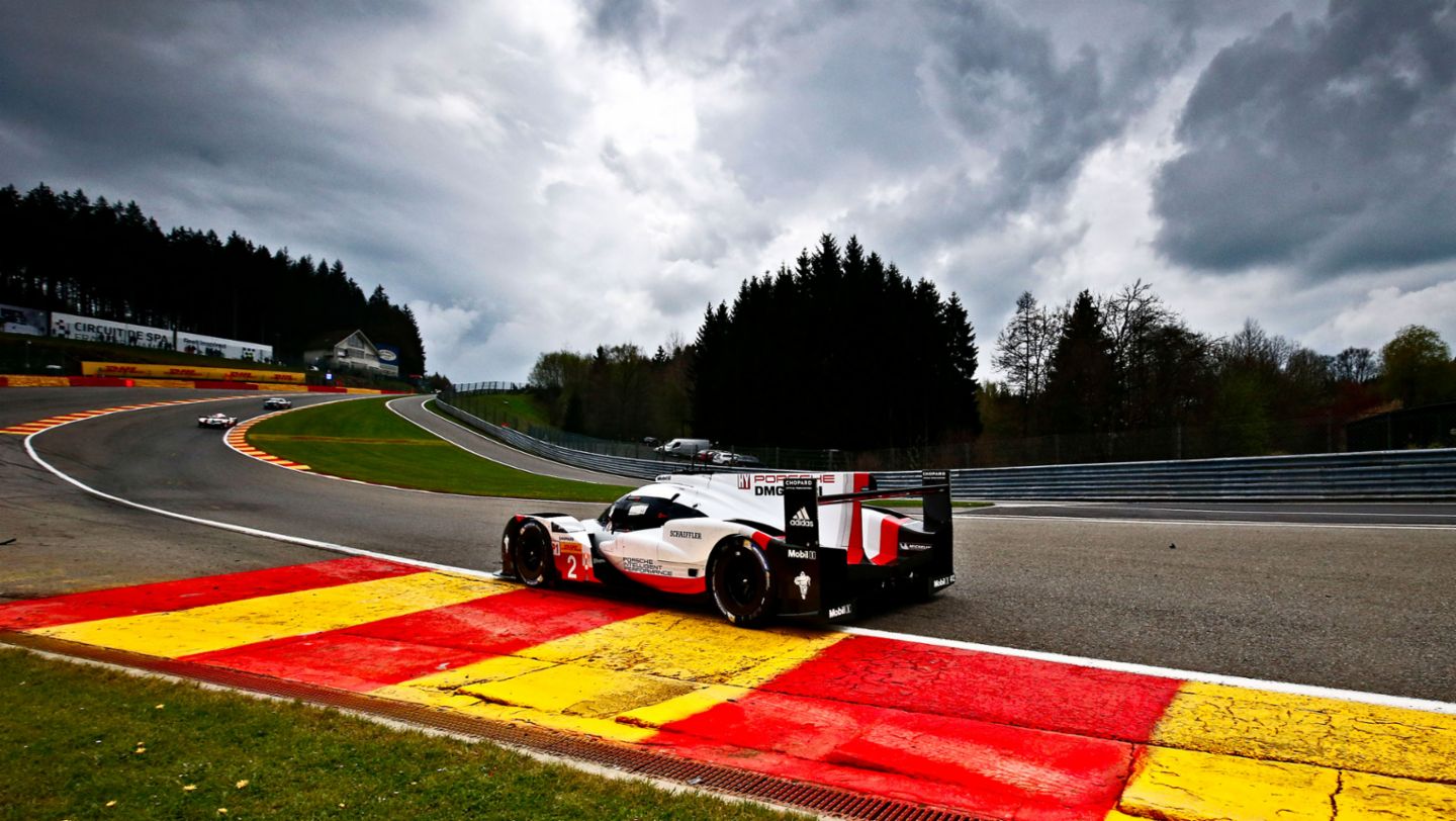 919 Hybrid, WEC, Free Practice, Spa-Francorchamps, Belgium, 2017, Porsche AG