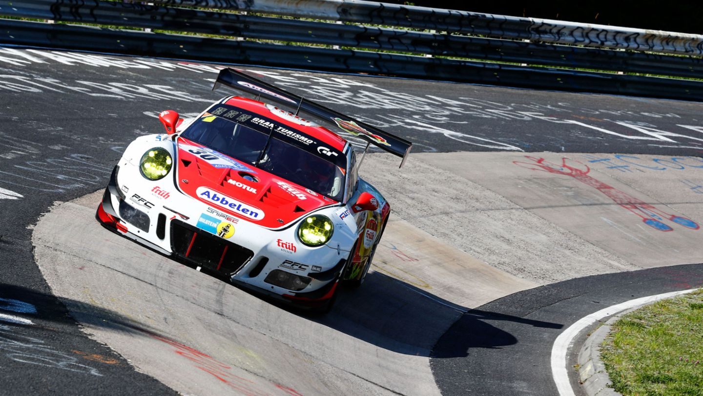 911 GT3 R, 24-hour race, 2nd qualifying, Nürburgring, 2017, Porsche AG