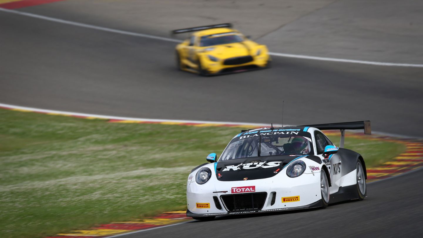 911 GT3 R (117), KÜS Team75 Bernhard, practice, 24 hours of Spa, 2017, Porsche AG