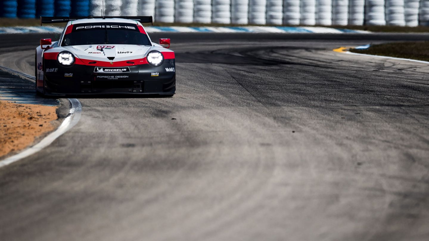 911 RSR, IMSA WeatherTech SportsCar Championship, round 2, 12 Hours of Sebring, USA, 2018, Porsche AG