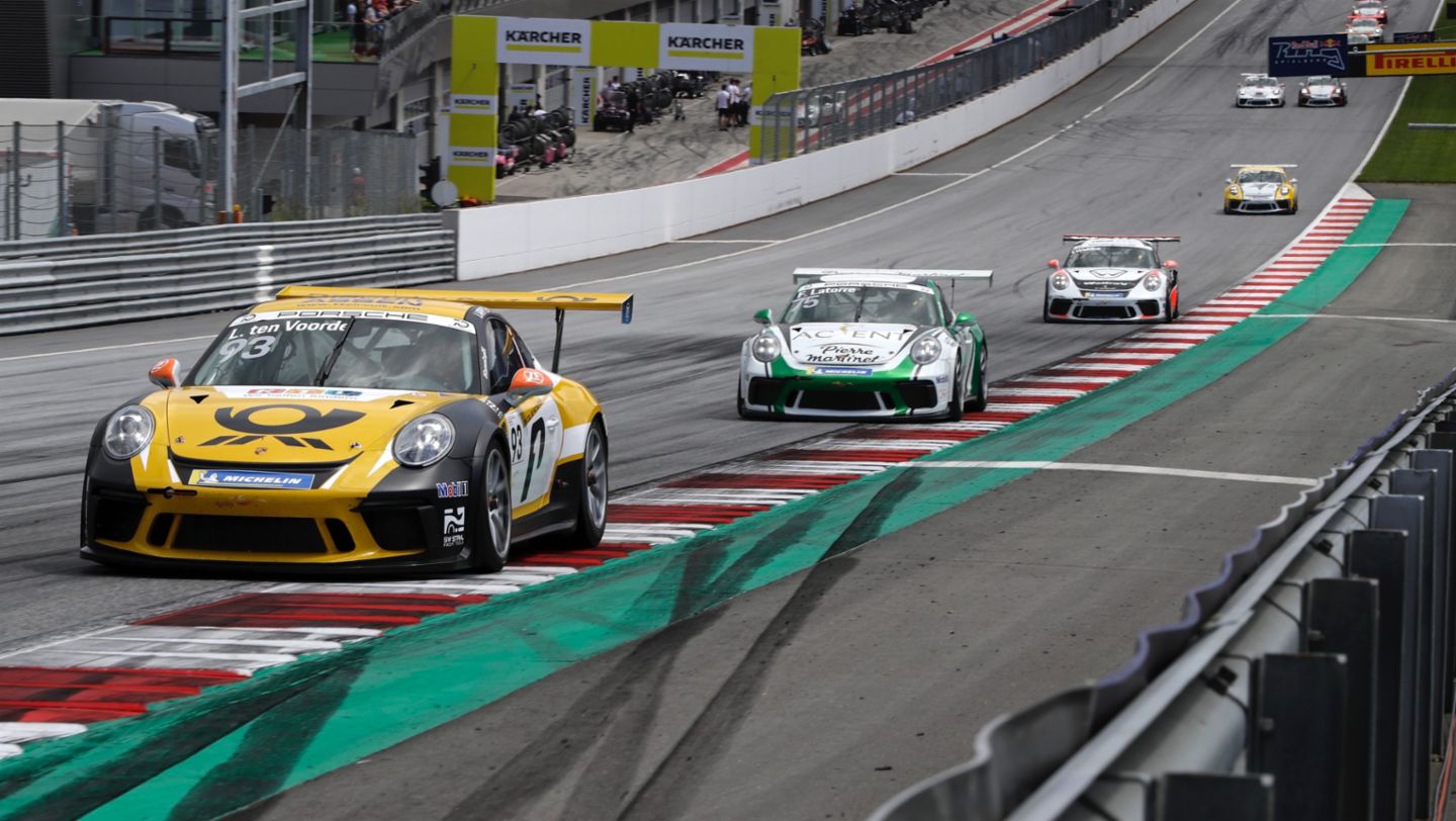 911 GT3 Cup, Porsche Carrera Cup Deutschland, Race 4, Spielberg, 2018, Porsche AG