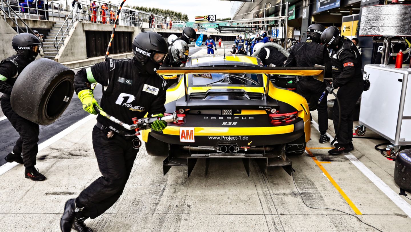 911 RSR, Team Project 1, Rennen, Silverstone, FIA WEC, 2018, Porsche AG