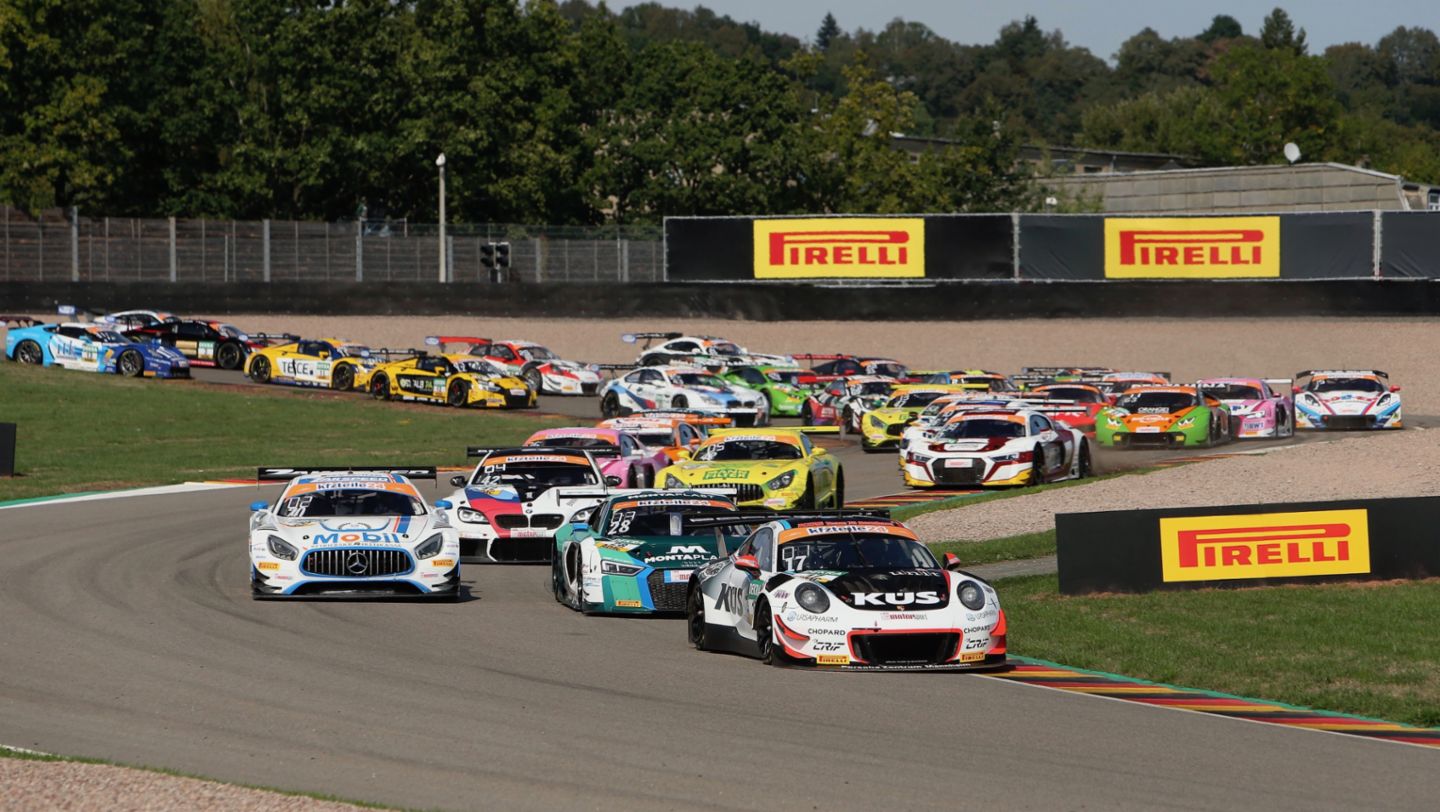 911 GT3 R, ADAC GT Masters, race 11, Sachsenring, 2018, Porsche AG