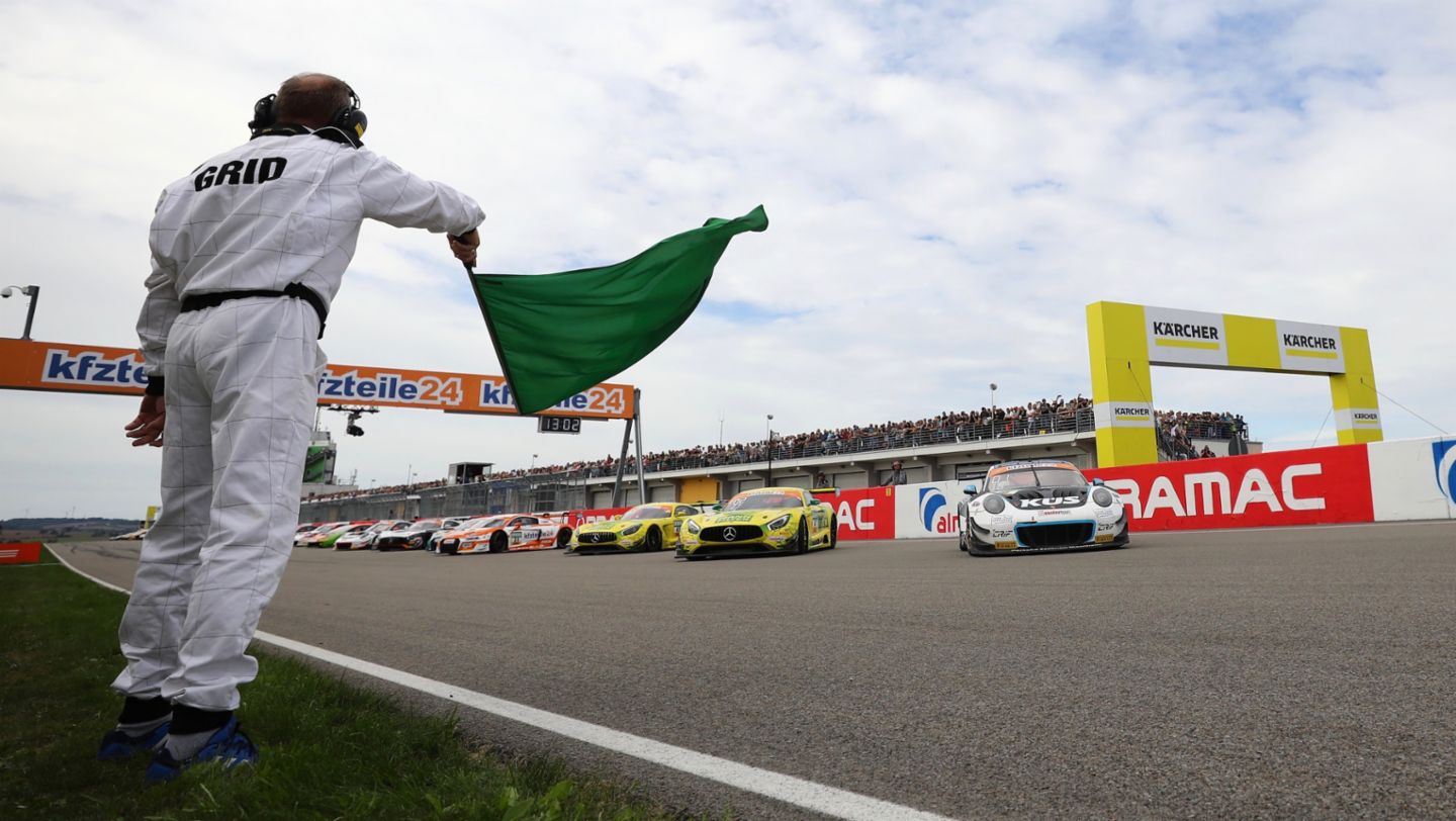 ADAC GT Masters, race 12, Sachsenring, 2018, Porsche AG