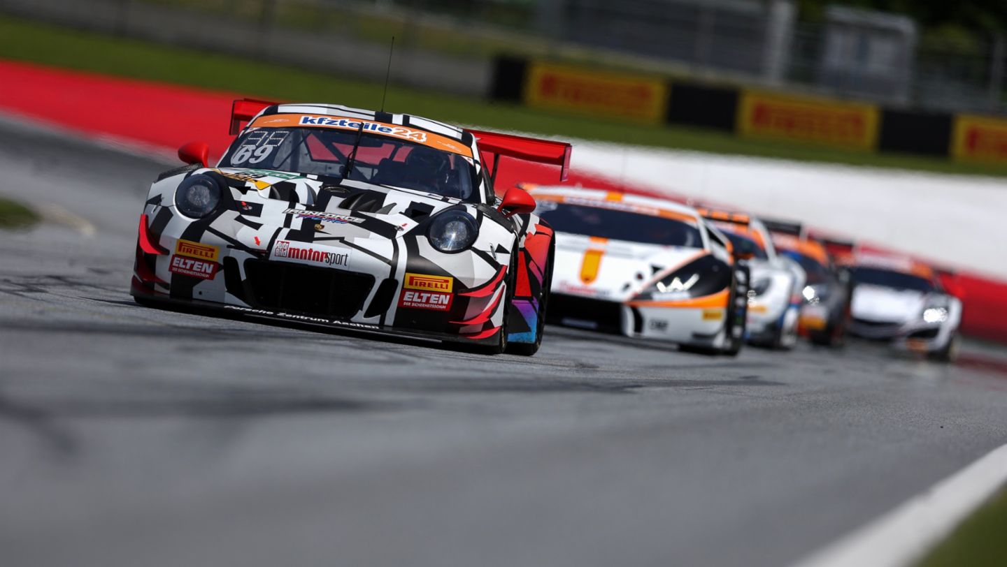 911 GT3 R, IronForce by Ring Police, ADAC GT Masters, Race 5, Spielberg, 2018, Porsche AG