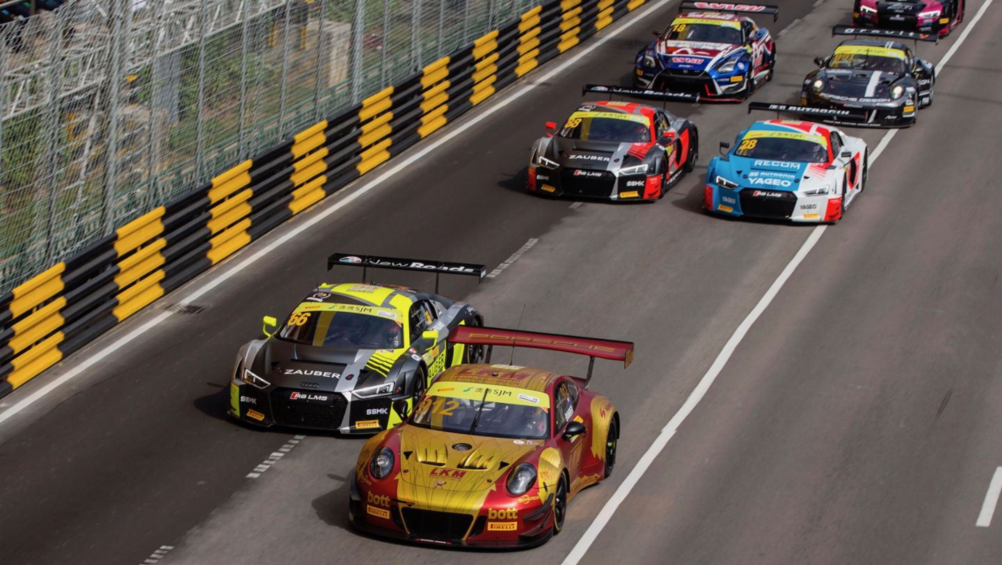 911 GT3 R, Manthey-Racing (912), race, FIA GT World Cup, Macau/China, 2018, Porsche AG