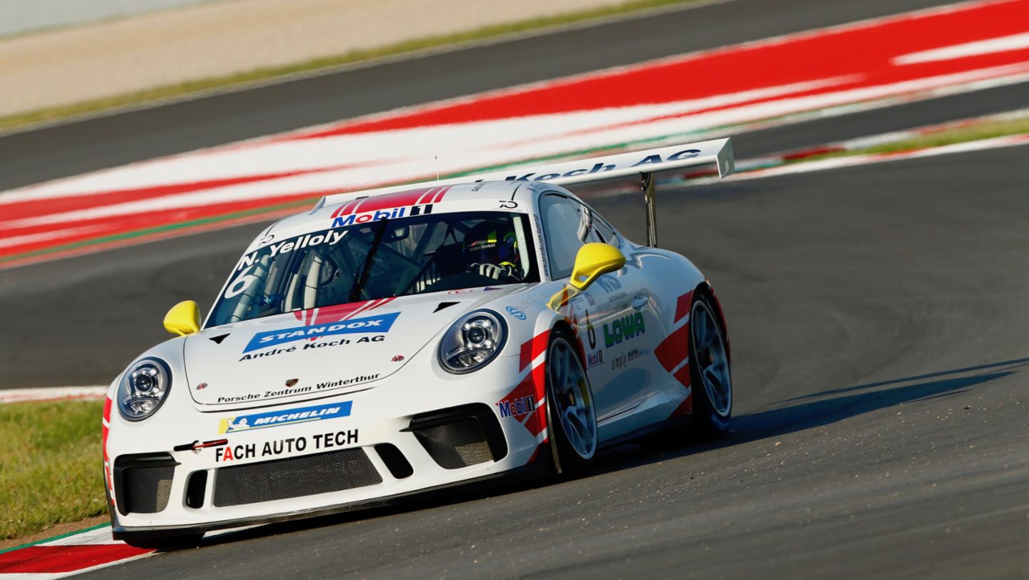 911 GT3 Cup, Porsche Mobil 1 Supercup, free practice, Barcelona, 2018, Porsche AG