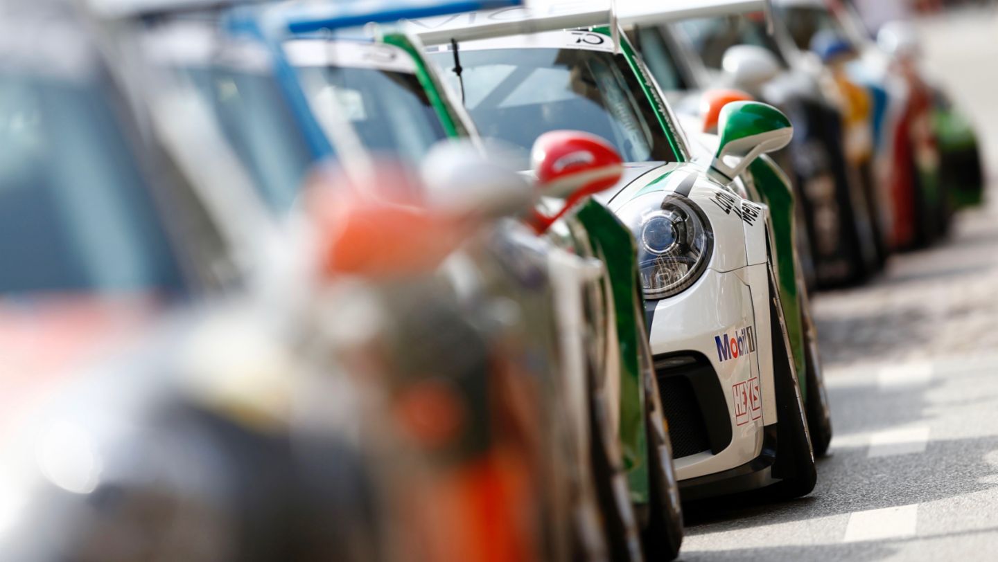 911 GT3 Cup, Porsche Mobil 1 Supercup, Monte Carlo, race, 2018, Porsche AG