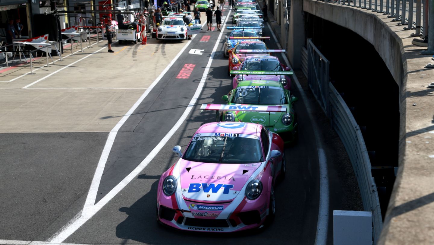 911 GT3 Cup, Porsche Mobil 1 Supercup, Silverstone, Qualifying, 2018, Porsche AG