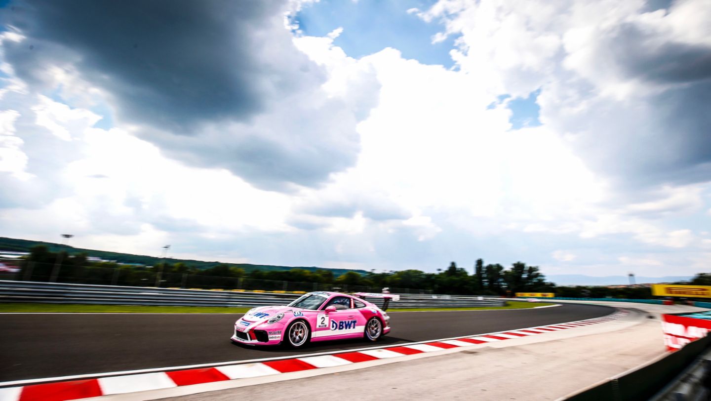 911 GT3, Thomas Preining, Porsche Mobil 1 Supercup, Budapest, 2018, Porsche AG
