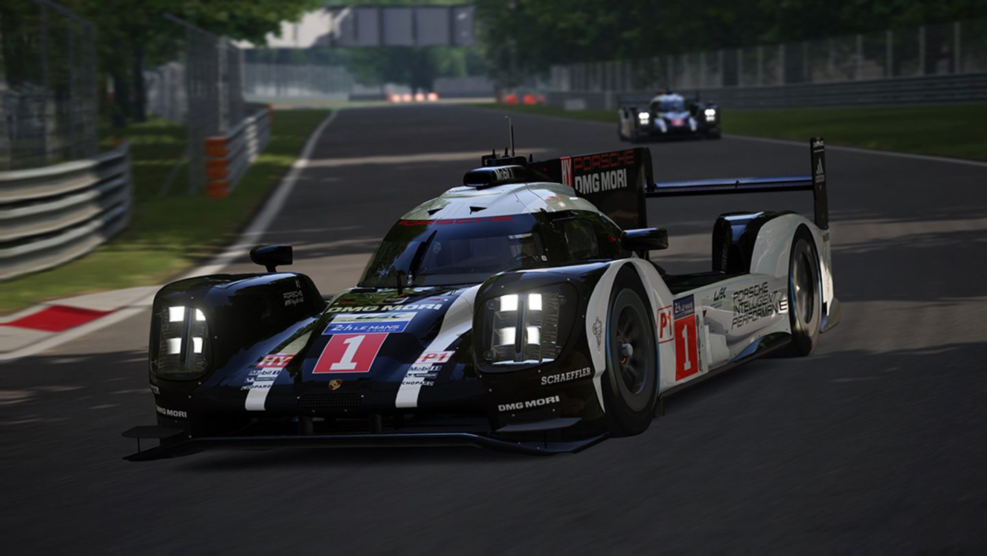 919 Hybrid, Rennsimulation Assetto Corsa, 2016, Porsche AG