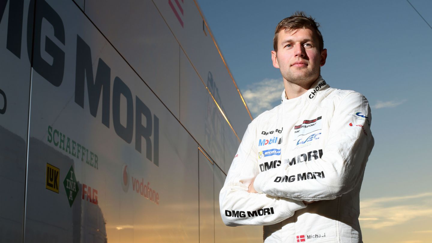 Michael Christensen, works driver, 2014, Porsche AG