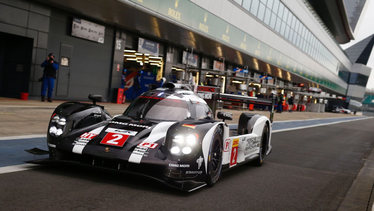 Porsche Team, Romain Dumas, Neel Jani, Marc Lieb, 919 Hybrid, Silverstone, 2016, Porsche AG