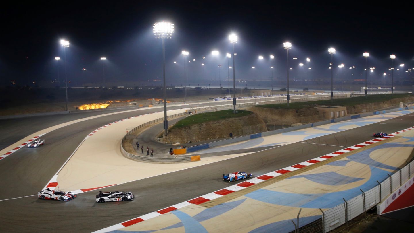 919 Hybrid, free practice, WEC, Bahrain, 2016, Porsche AG
