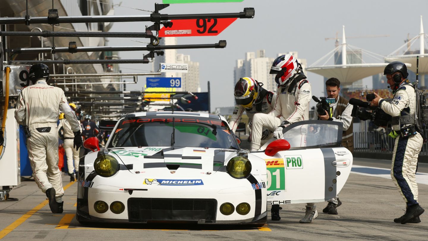 Porsche 911 RSR (91), Porsche Team Manthey, WEC Shanghai 2015, Porsche AG