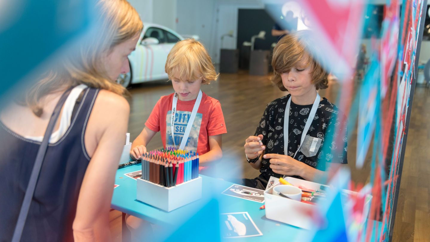 Kindersommerferienprogramm, Porsche Museum, 2018, Porsche AG