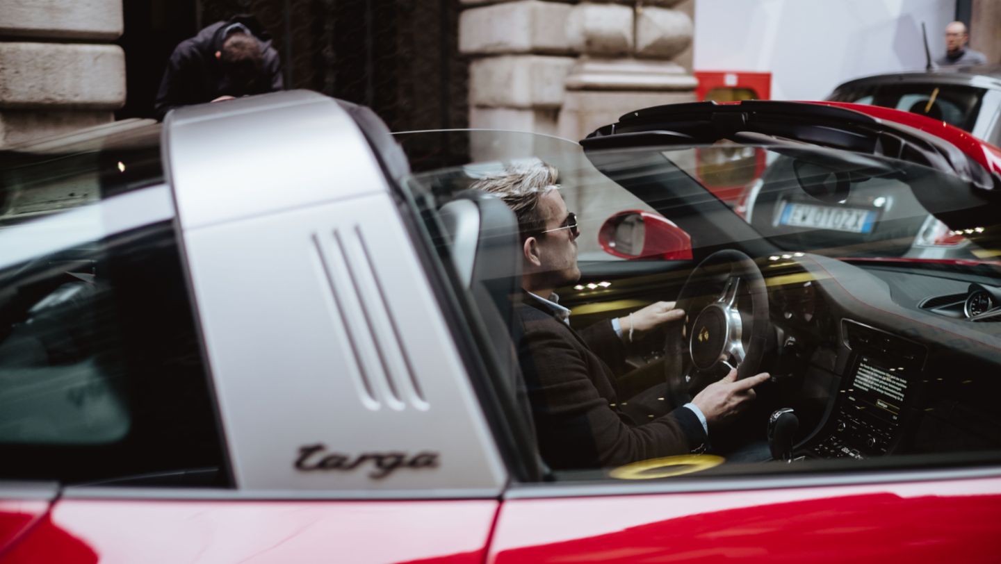 Scott Schuhmann, Targa 4 GTS, 2015, Italy, Porsche AG