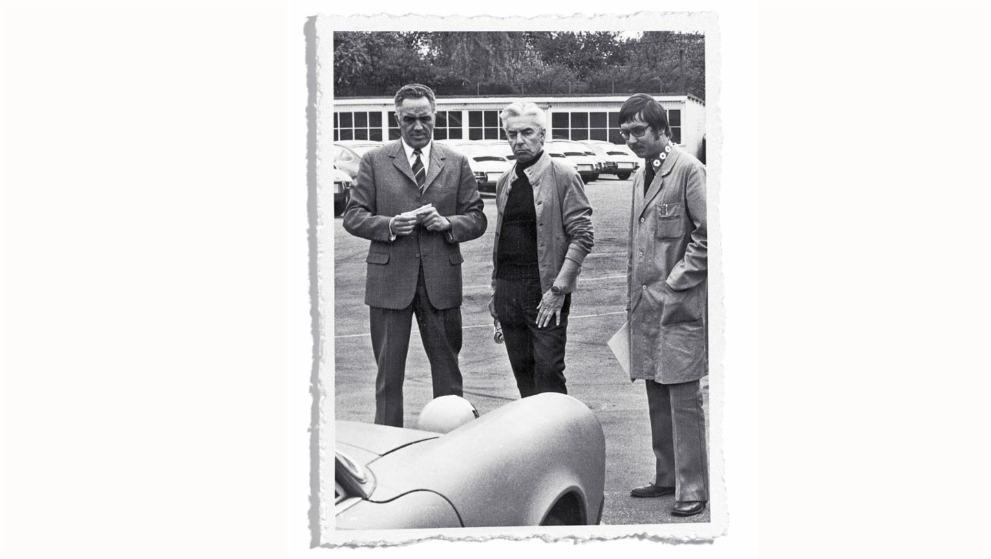 Herbert von Karajan (m), conductor, 2017, Porsche AG