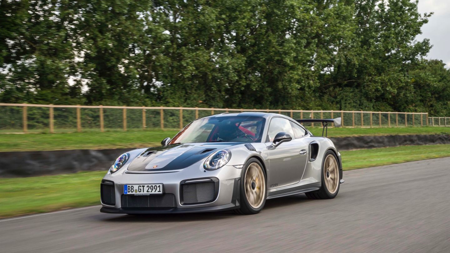 911 GT2 RS, Festival of Speed, Goodwood, Großbritannien, 2017, Porsche AG