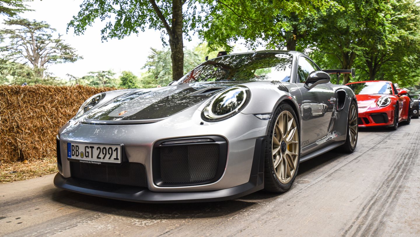 911 GT2 RS, Festival of Speed, Goodwood, Großbritannien, 2017, Porsche AG