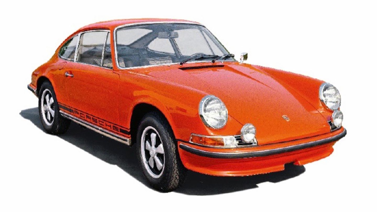 Naranja Sanguina: 911 S 2.4 Coupé, 1972, 2018 Porsche AG