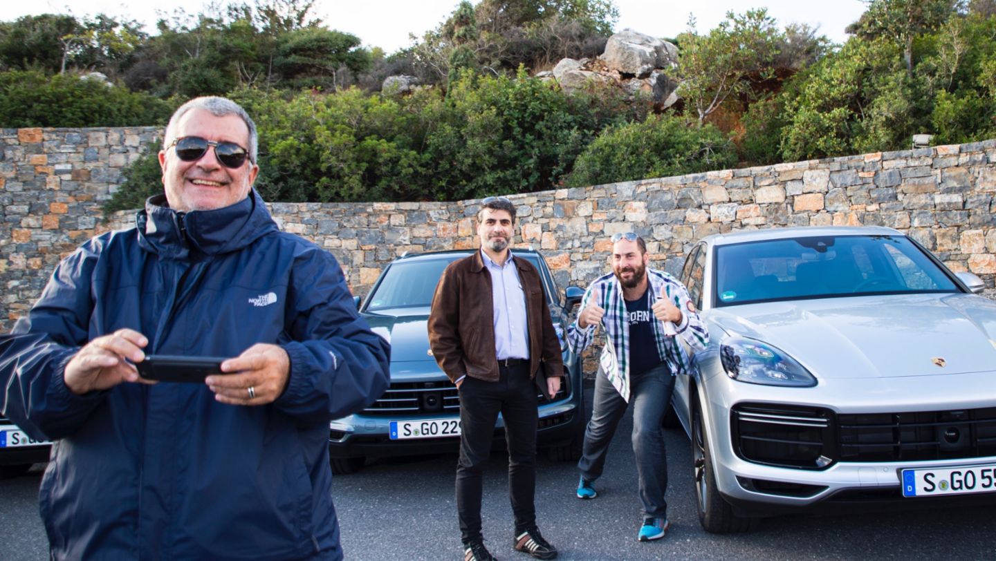 Cayenne press launch, Crete, 2017, Porsche AG
