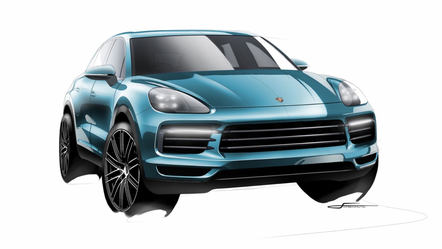 Design sketch Cayenne, 2017, Porsche AG