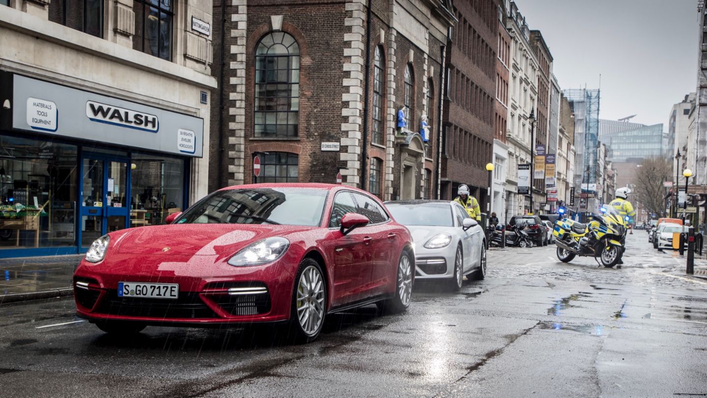 Panamera Turbo Sport Turismo, Panamera Turbo S E-Hybrid Sport Turismo, London, 2018, Porsche AG