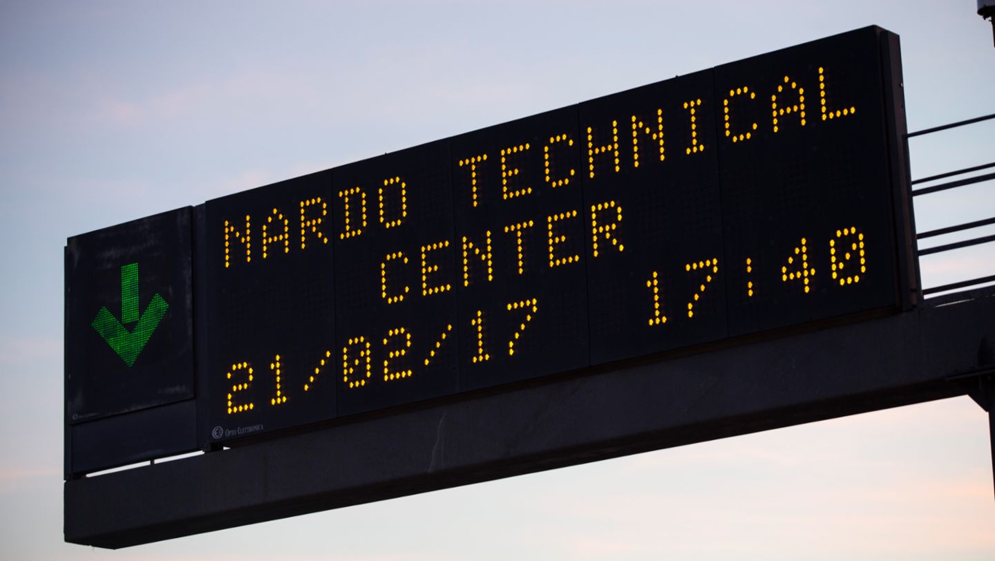 Press test drive, Nardo, 2017, Porsche AG