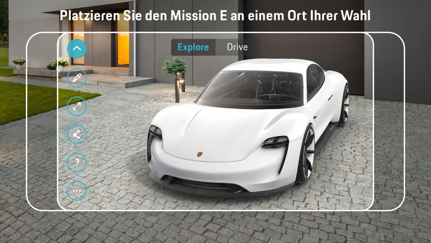 Mission E Augmented Reality App, 2018, Porsche AG