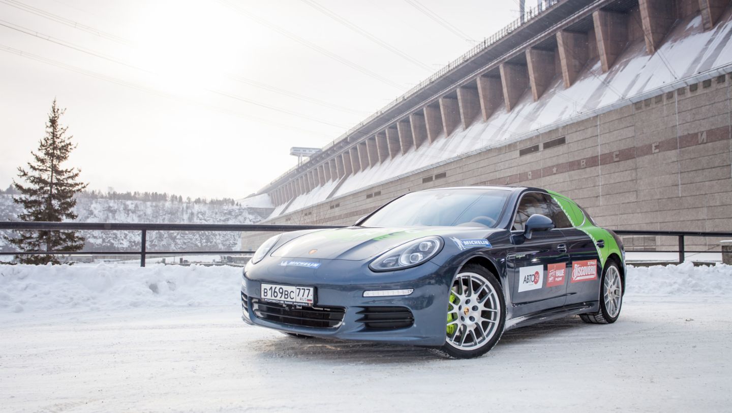 Panamera S E-Hybrid, Sibirien, 2015, Porsche AG 