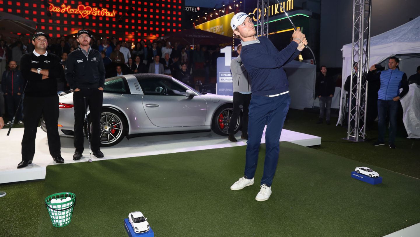 Niklas Adank, Team Deutschland, Show Event, Porsche European Open, Reeperbahn Hamburg, 2017, Porsche AG