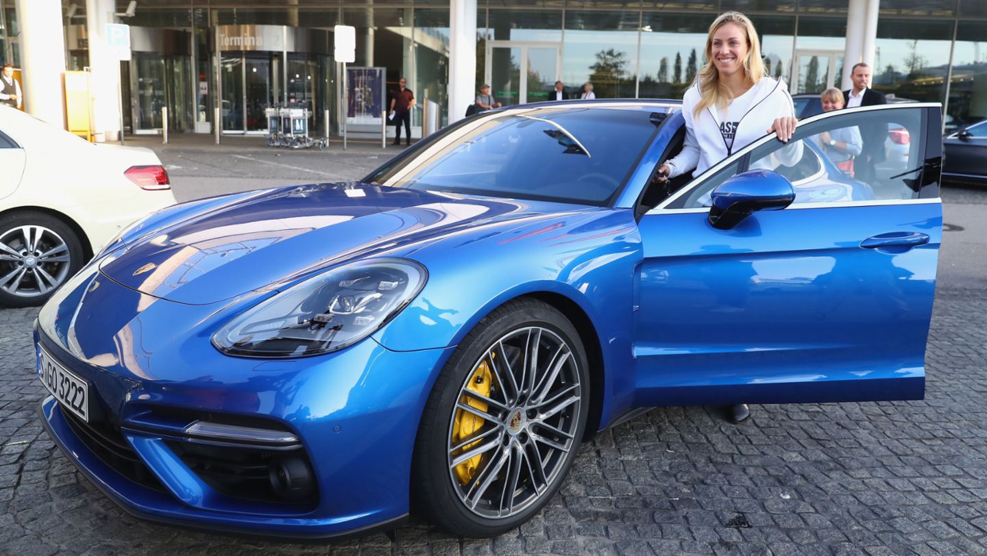 Angelique Kerber, Porsche Markenbotschafterin, Panamera Turbo, München, 2016, Porsche AG