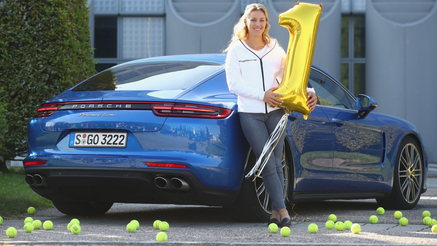 Angelique Kerber, Porsche Brand Ambassador, Panamera Turbo, Munich, 2016, Porsche AG