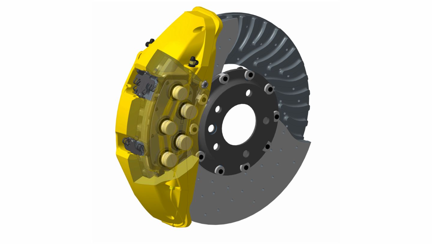 Zehnkolben-Bremssattel, 2015, Porsche AG