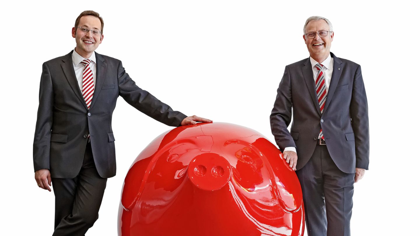 Michael Fritz, Deputy Board Member, and Carsten Claus, CEO (from left) (Photo: Jörg Eberl)