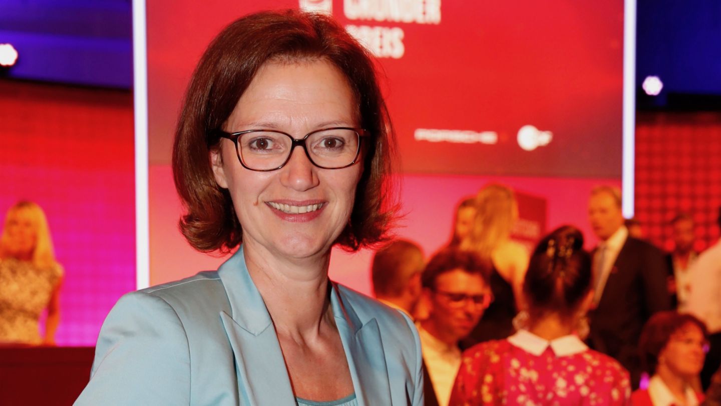Bettina Schausten, Leiterin ZDF-Hauptstadtstudio, Gründerpreis 2017, Porsche AG