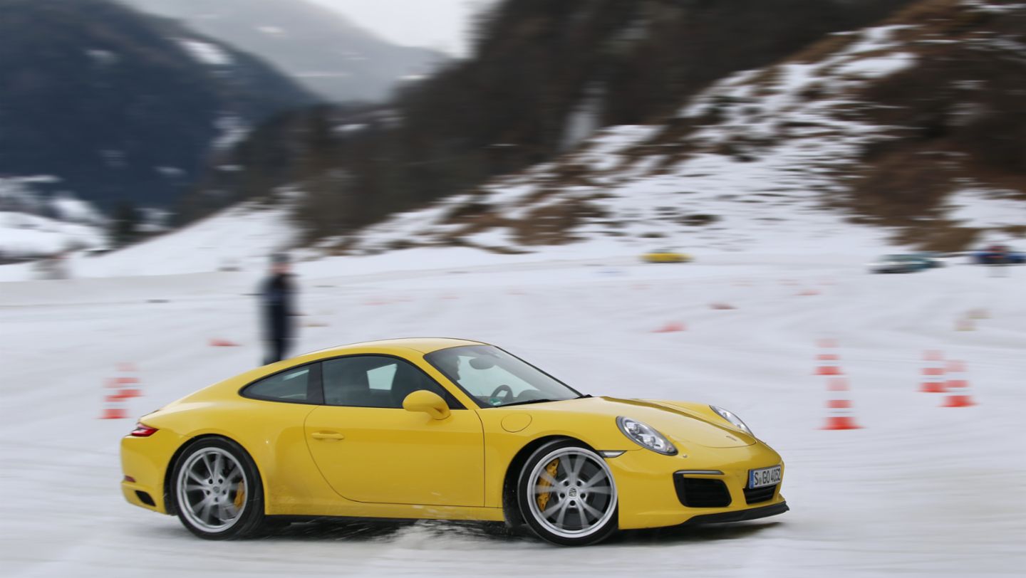 911 Carrera 4S, Porsche Driving Experience Winter, Tamsweg, Österreich, 2017, Porsche AG