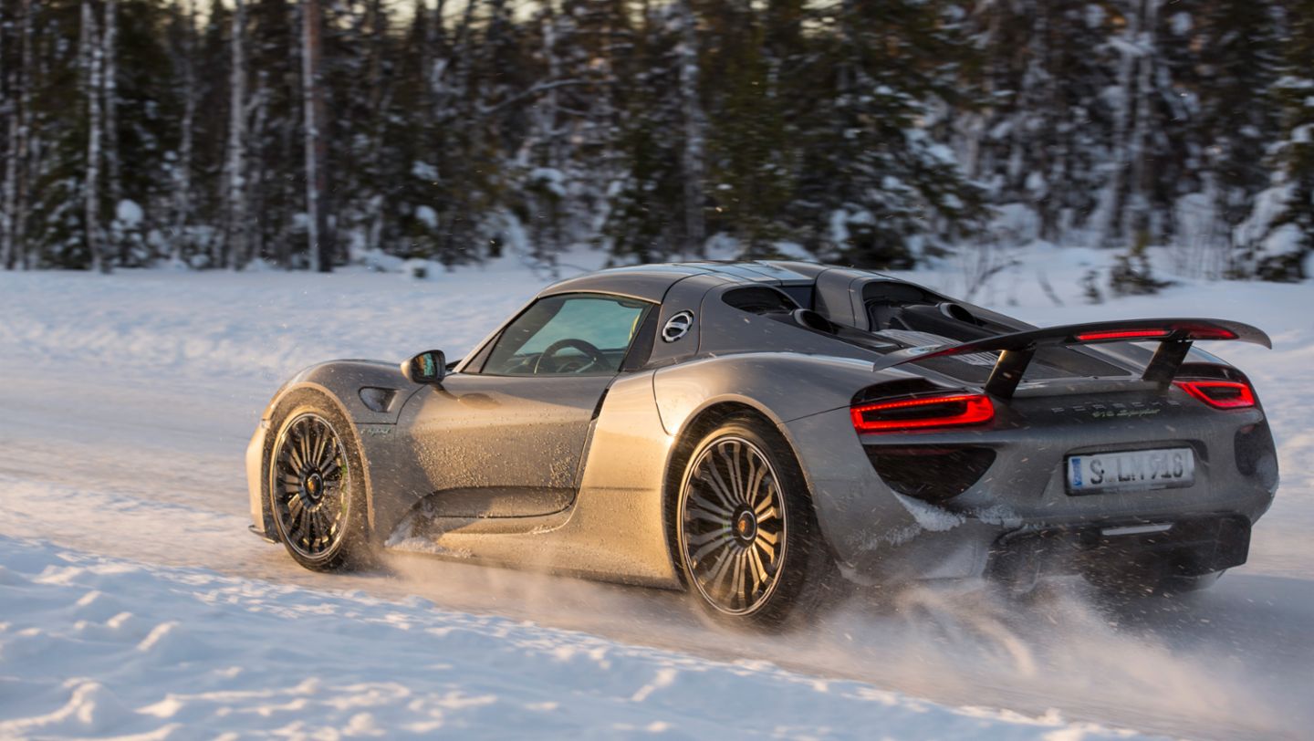 918 Spyder, Porsche Driving Experience, Ice Force, Levi, Finland, 2015, Porsche AG