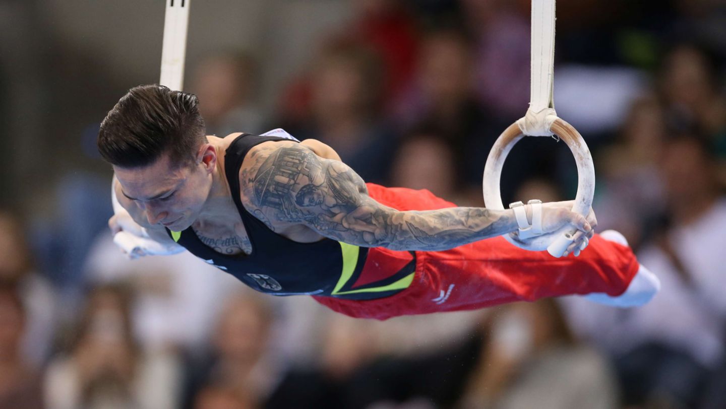 Marcel Nguyen, Porsche-Markenbotschafter, DTB Pokal Stuttgart, 2016, Porsche AG