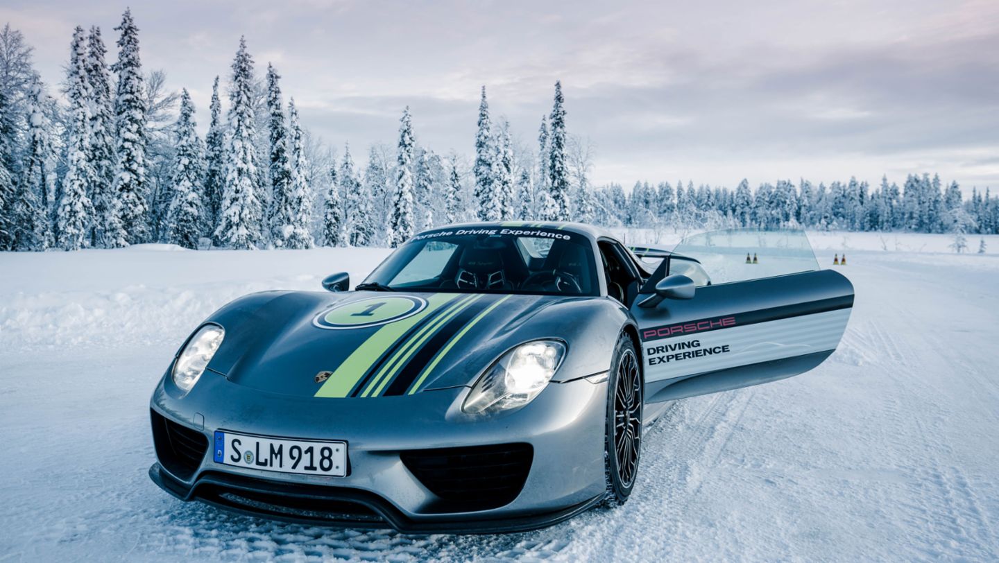 918 Spyder, Porsche Driving Experience Winter, Levi, Finland, 2016, Porsche AG