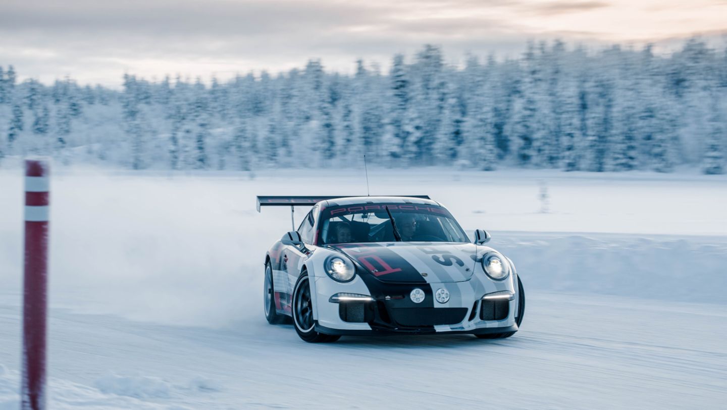 911 GT3 Cup, Porsche Driving Experience Winter, Levi, Finnland, 2016, Porsche AG