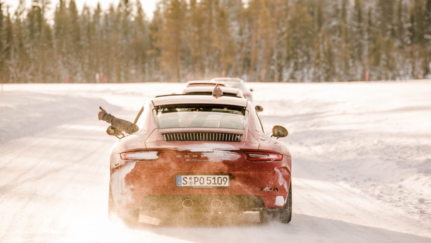 911 Carrera 4S, Porsche Driving Experience Levi, Finland, 2017, Porsche AG