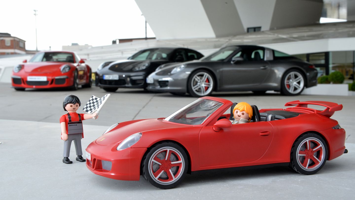 911 Carrera S Cabriolet, Playmobil, 911 Targa 4, Panamera, 911 Carrera S Cabriolet, 2015, Porsche AG