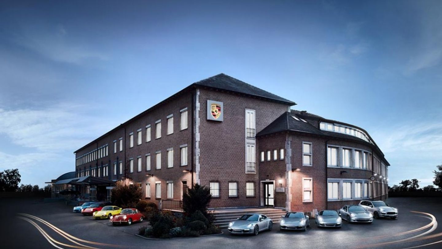 Backsteingebäude, Werk 1, Werk Zuffenhausen, 2014, Porsche AG