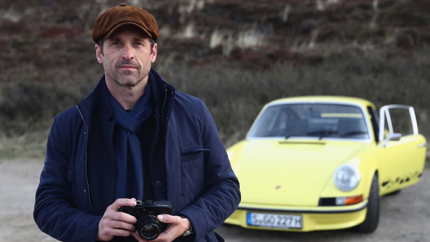 Patrick Dempsey, Carrera RS, Grand Opening of Porsche on Sylt, Sylt, Germany, 2017, Porsche AG